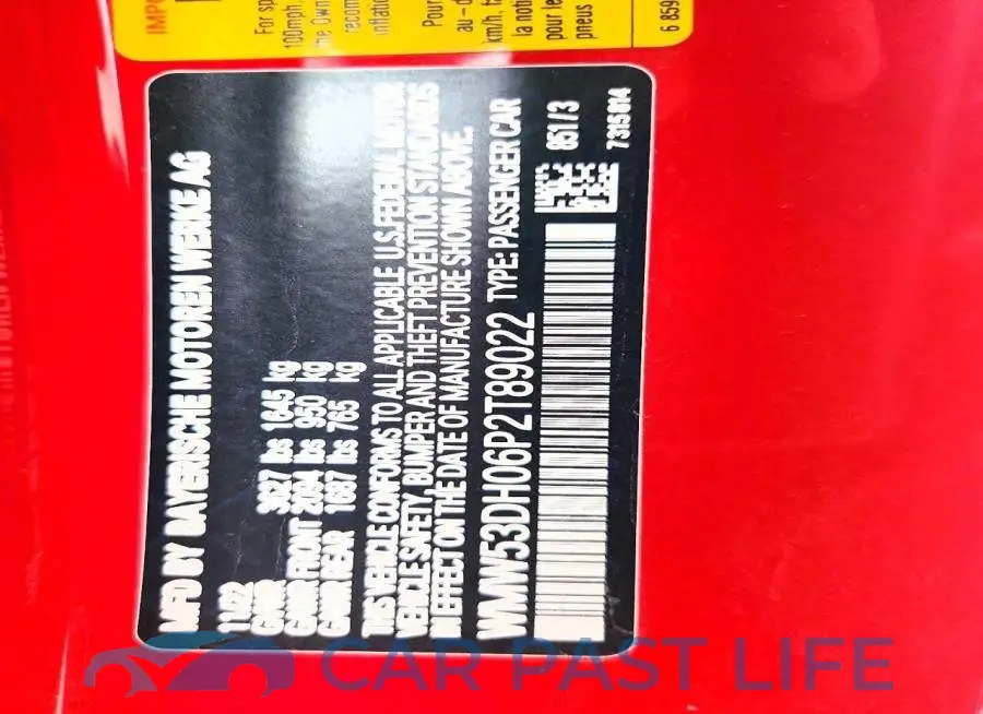 WMW53DH06P2T89022# 12