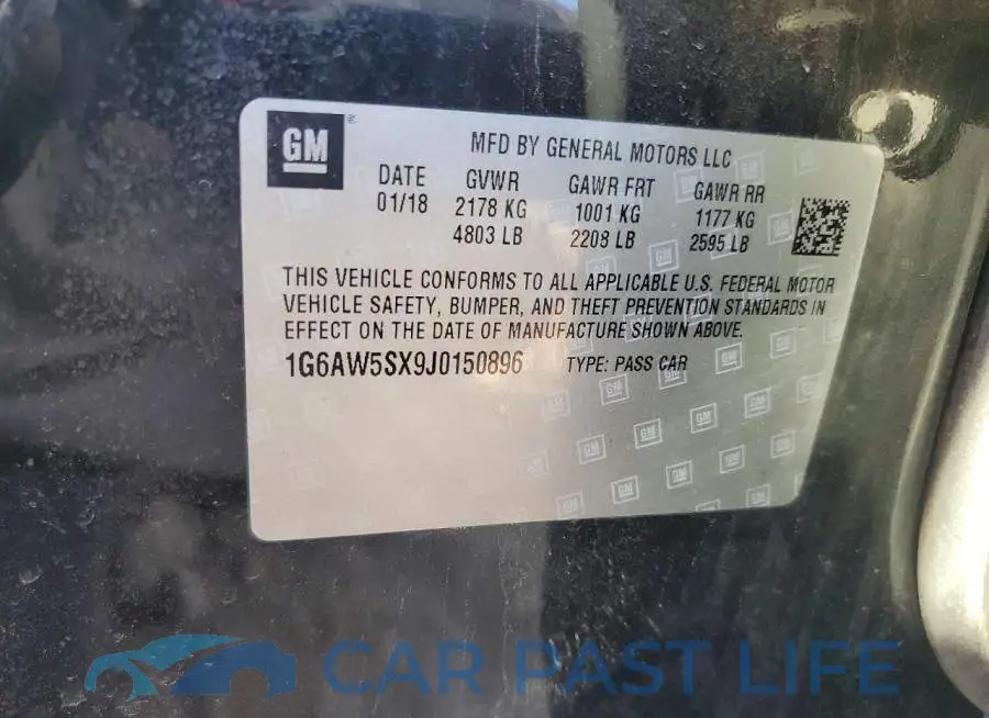 1G6AW5SX9J0150896# 12