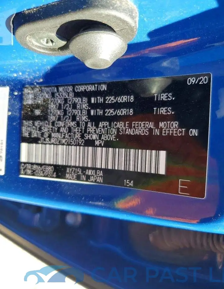 JTJSJRDZ1M2150192# 12