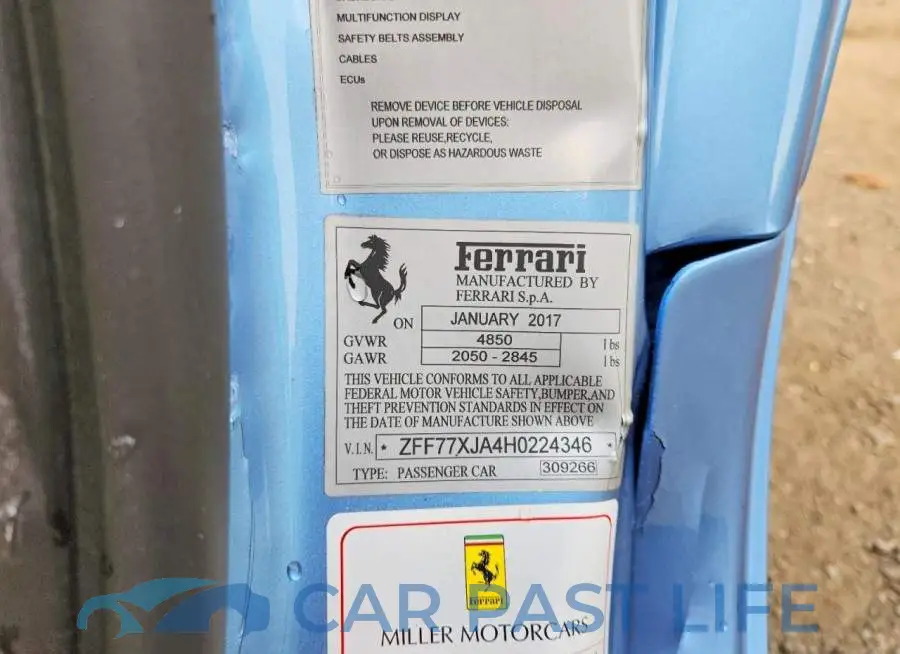 ZFF77XJA4H0224346# 12