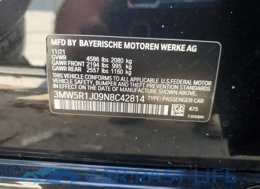3MW5R1J09N8C42814# 12