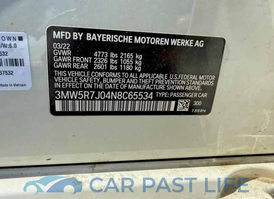 3MW5R7J04N8C65534# 11