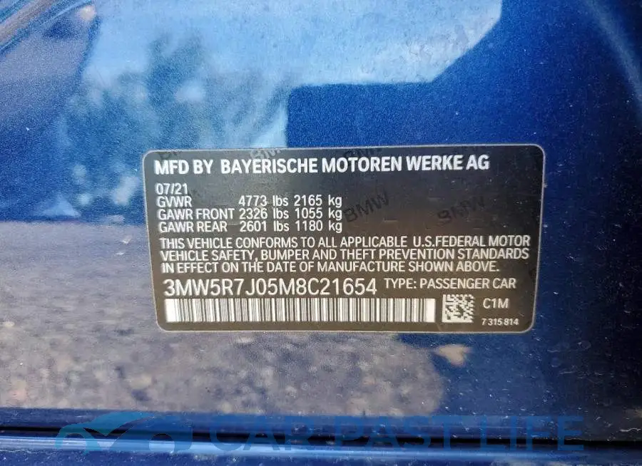 3MW5R7J05M8C21654# 12