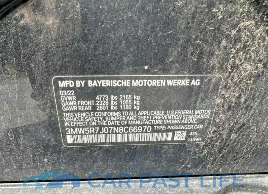 3MW5R7J07N8C66970# 10