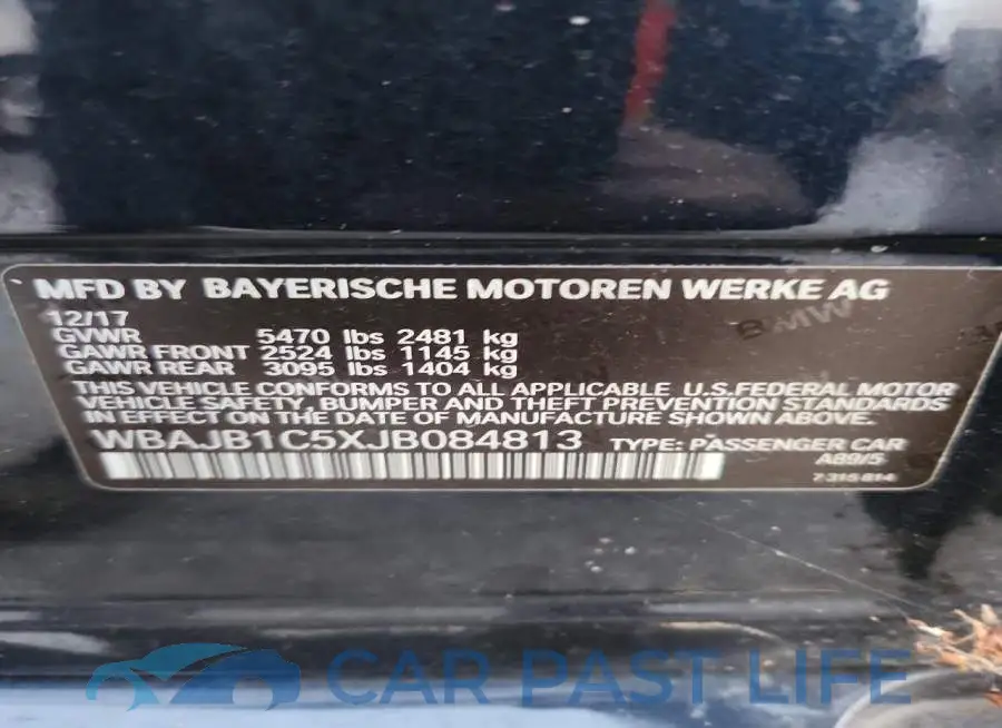 WBAJB1C5XJB084813# 12