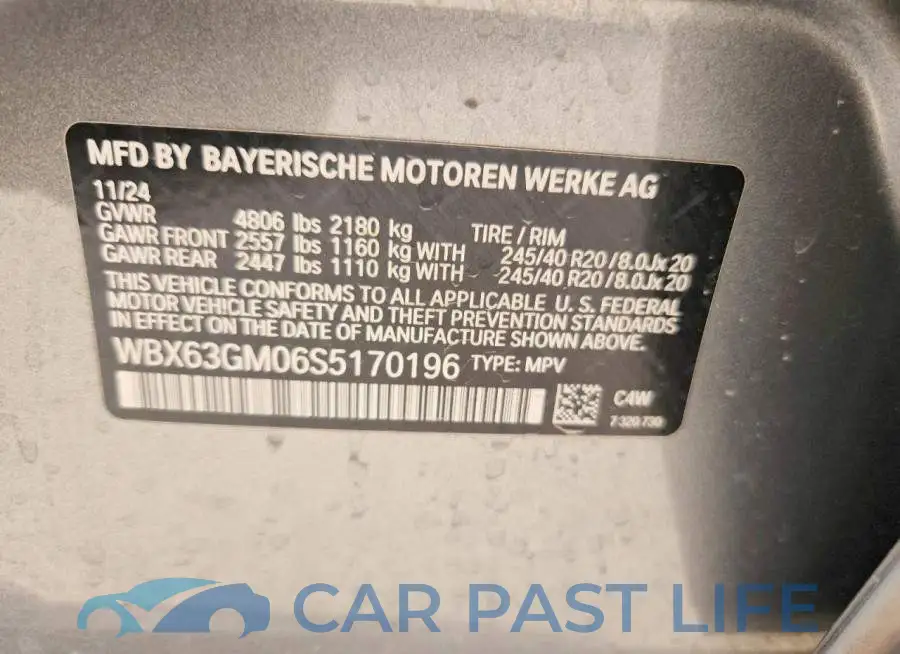 WBX63GM06S5170196# 12