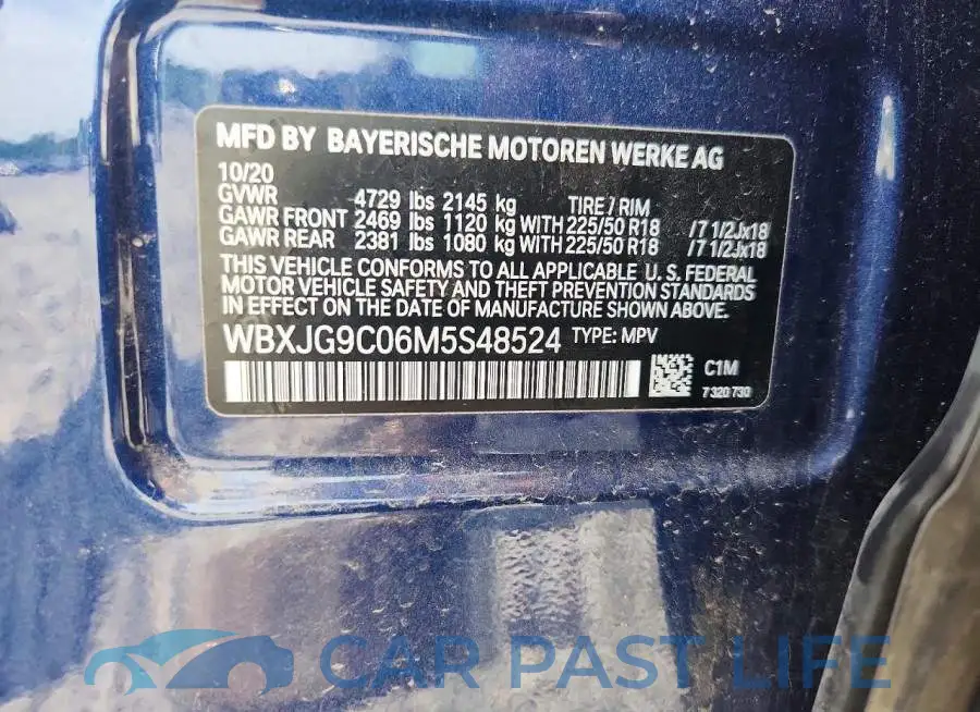 WBXJG9C06M5S48524# 13