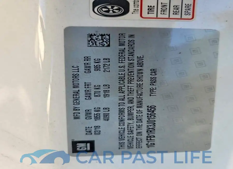 1G1FB1RX3J0156456# 12