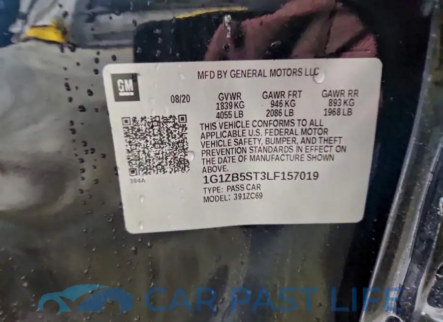 1G1ZB5ST3LF157019# 12