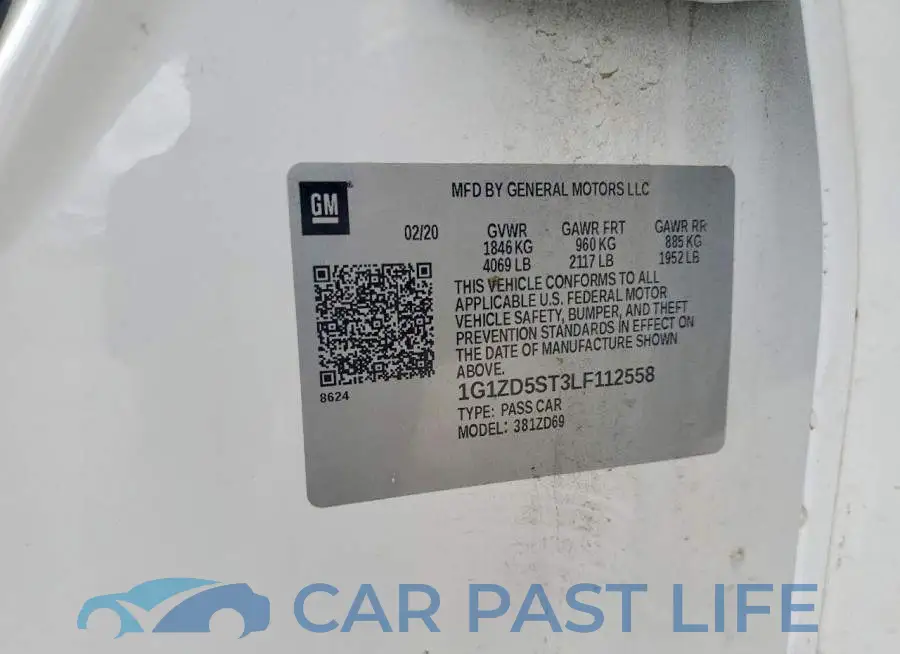 1G1ZD5ST3LF112558# 12