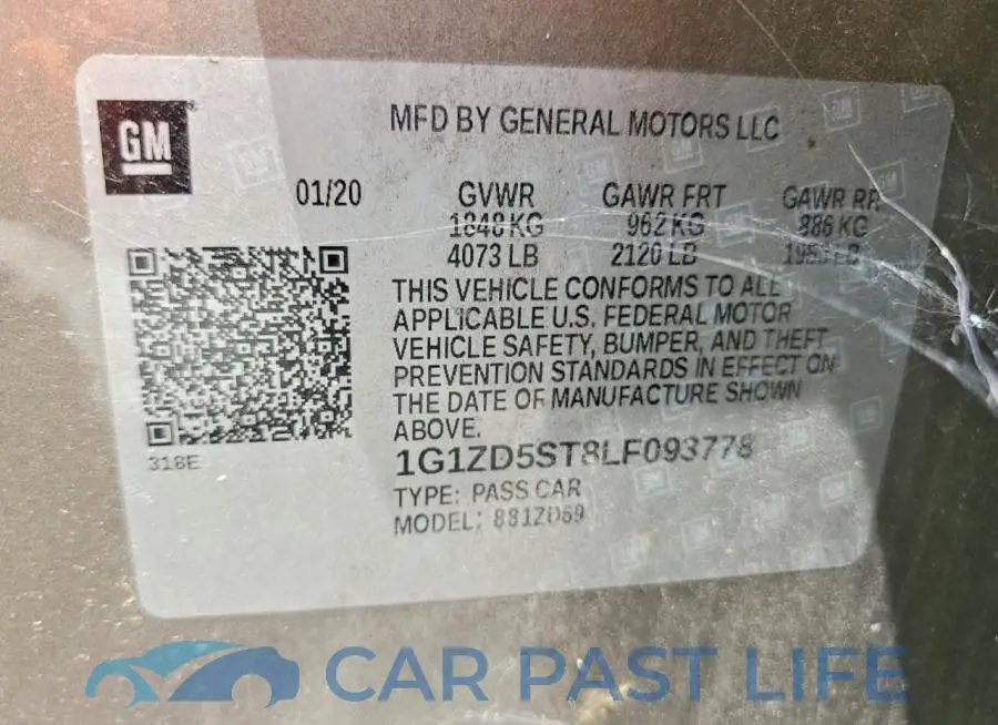 1G1ZD5ST8LF093778# 12