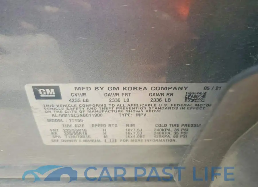 KL79MTSL5NB011900# 13