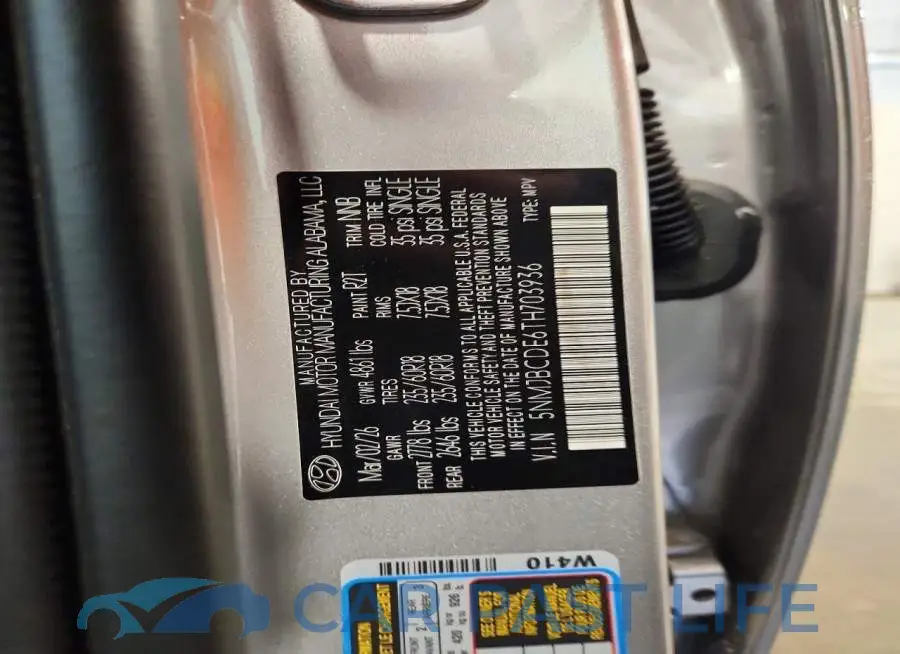 5NMJBCDE6TH703936# 14