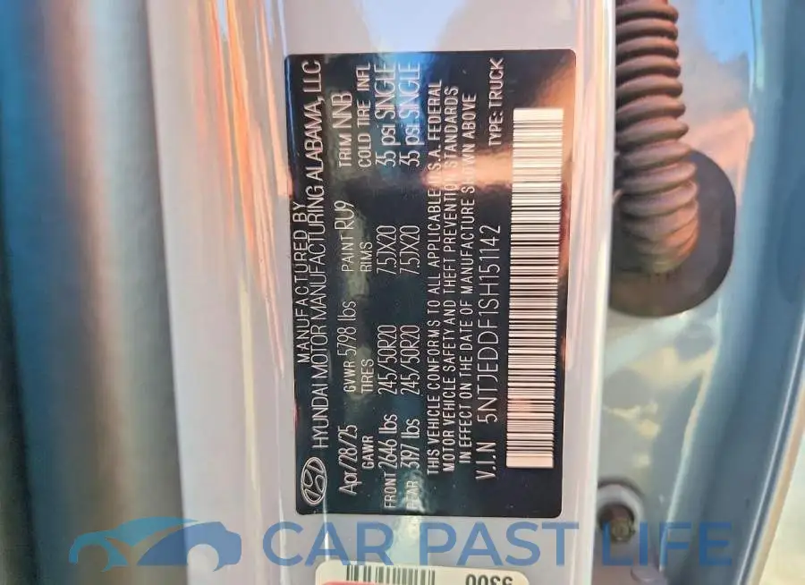 5NTJEDDF1SH151142# 13