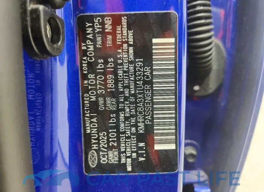 KMHRC8A3XTU433291# 14