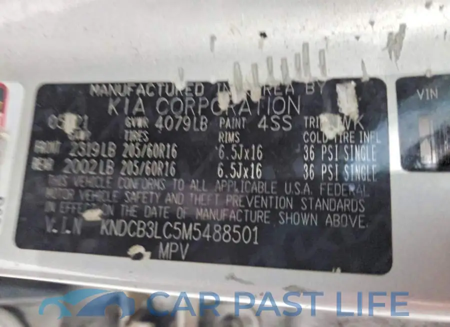 KNDCB3LC5M5488501# 12
