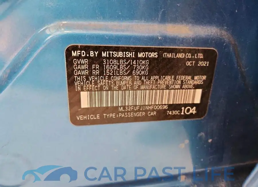 ML32FUFJ1NHF00696# 12