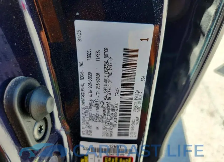 5TFJA5DB1SX303437# 13