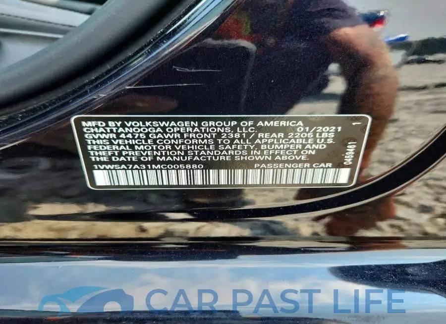 1VWSA7A31MC005880# 12