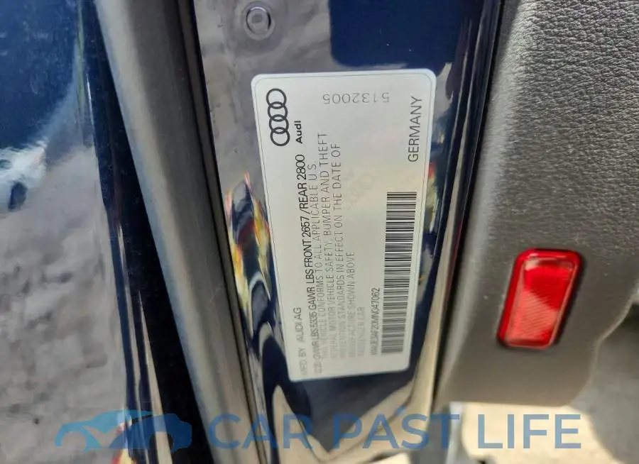WAUE3AF20MN047062# 13
