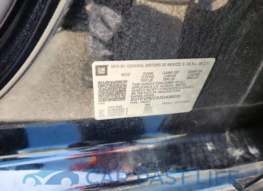 3GTP1PEC0JG436030# 12