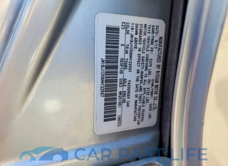 JN1BJ1CR9HW122597# 12