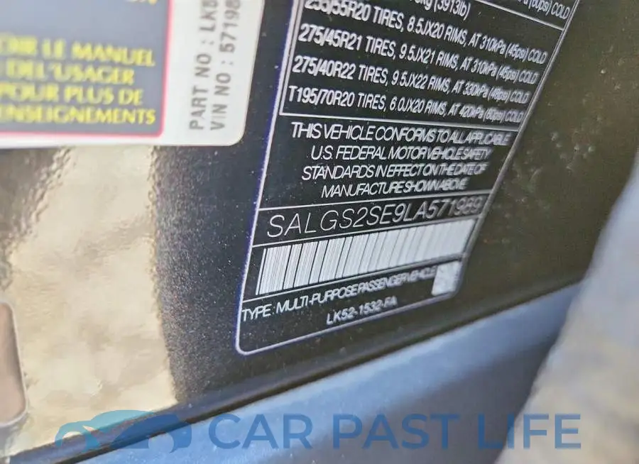 SALGS2SE9LA571989# 14