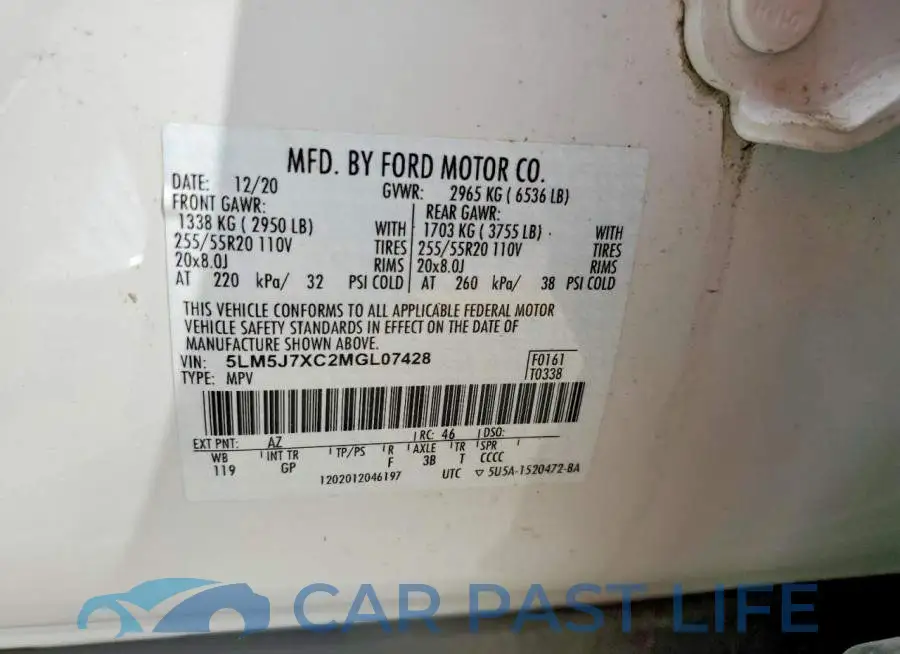 5LM5J7XC2MGL07428# 13