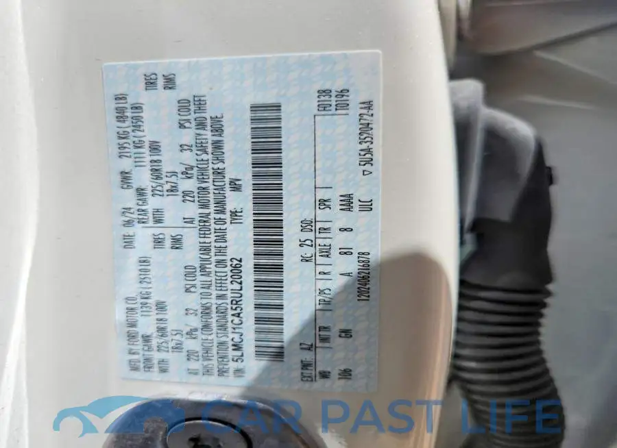 5LMCJ1CA5RUL20062# 13