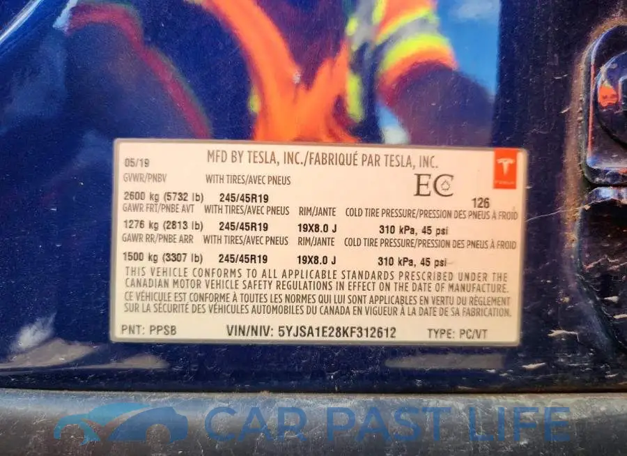 5YJSA1E28KF312612# 12