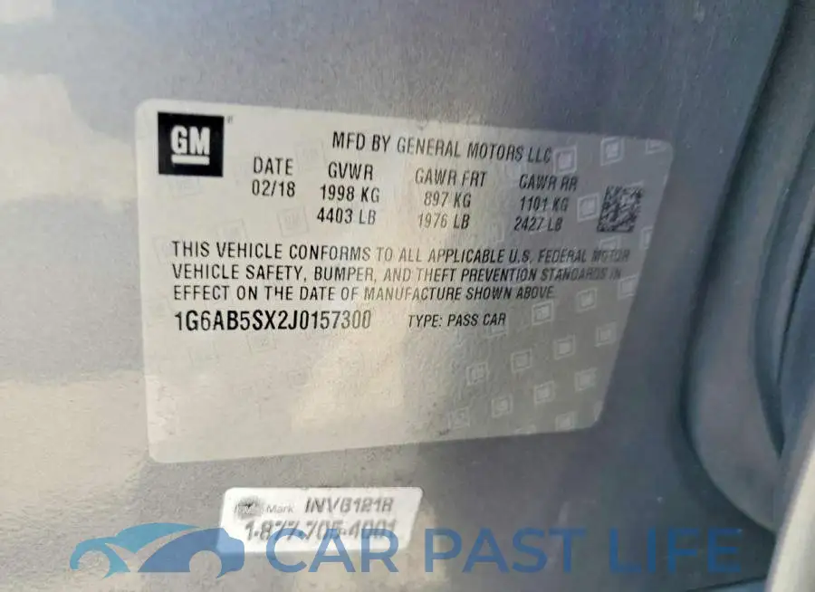 1G6AB5SX2J0157300# 12
