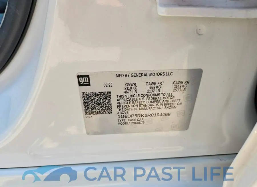 1G6DP5RK2R0104469# 12