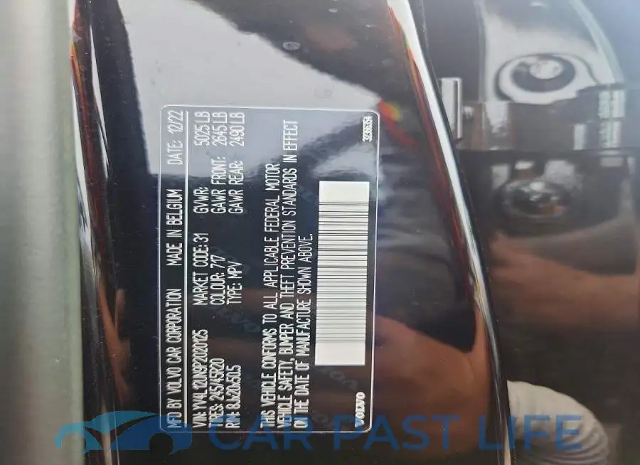 YV4L12UN9P2020125# 12