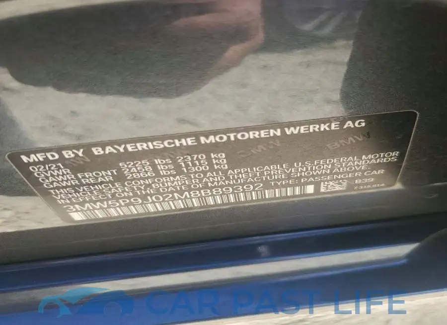 3MW5P9J02M8B89392# 12