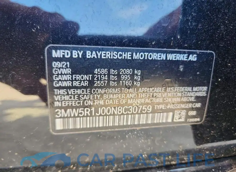 3MW5R1J00N8C30759# 12