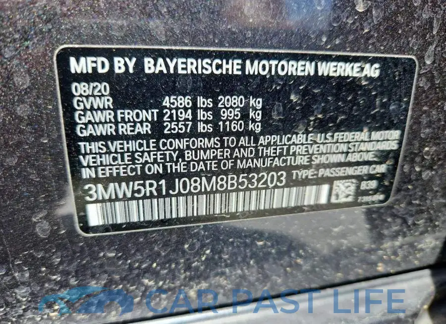 3MW5R1J08M8B53203# 12