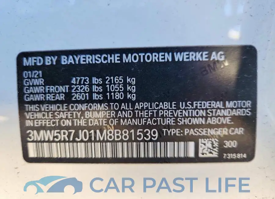 3MW5R7J01M8B81539# 12
