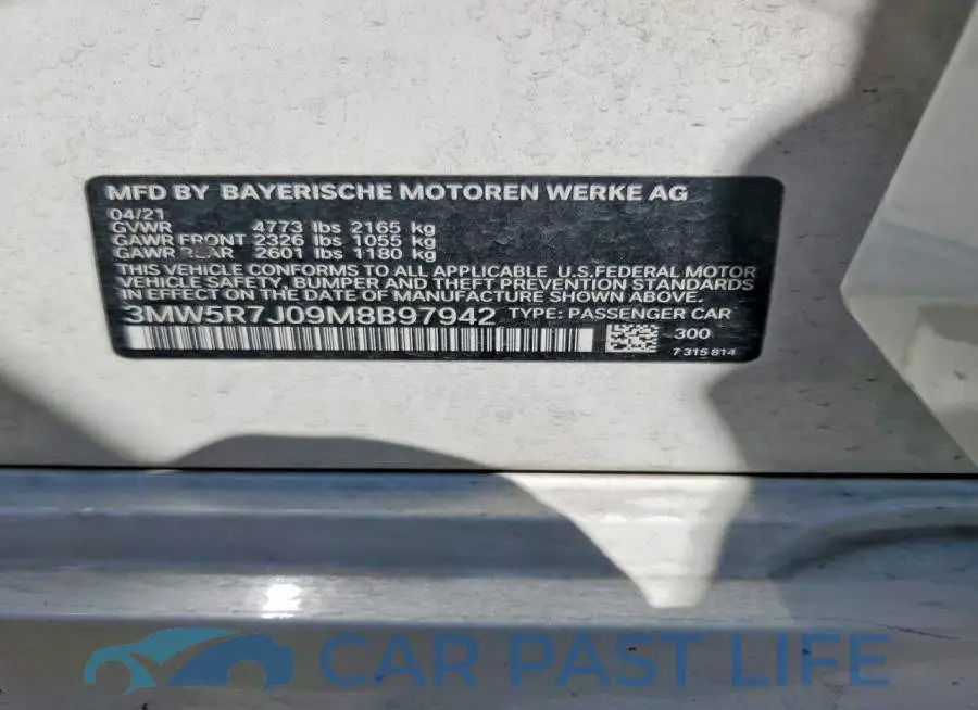 3MW5R7J09M8B97942# 13