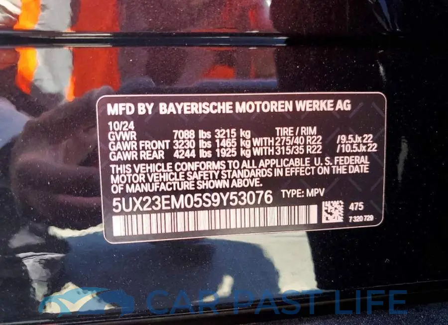 5UX23EM05S9Y53076# 14