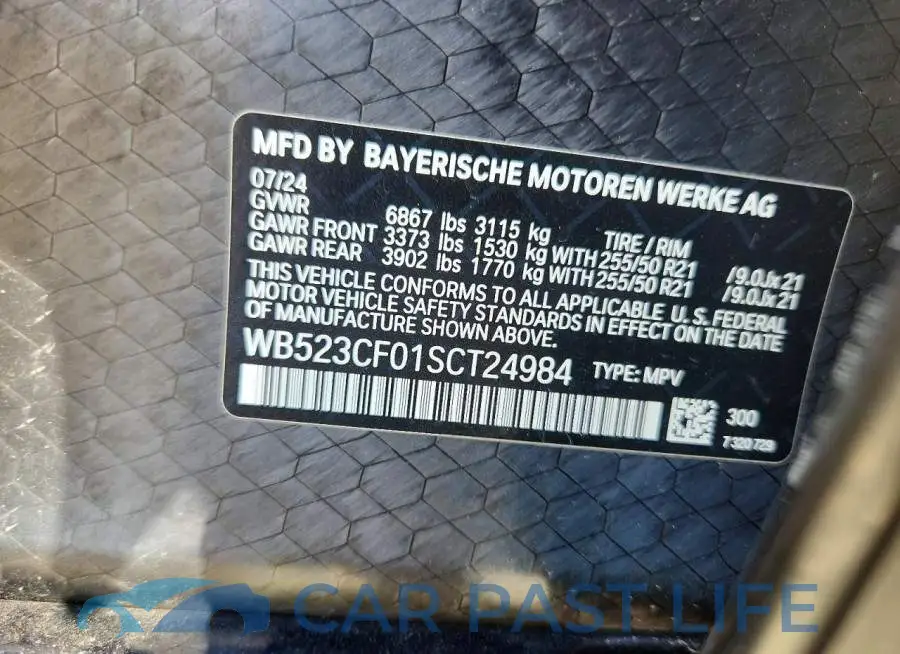 WB523CF01SCT24984# 13