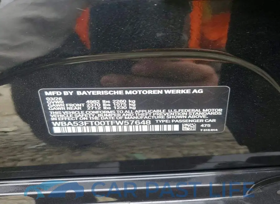 WBA53FT00TFW57648# 12