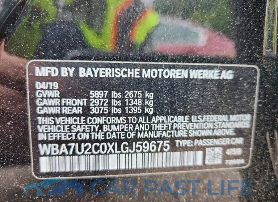 WBA7U2C0XLGJ59675# 12