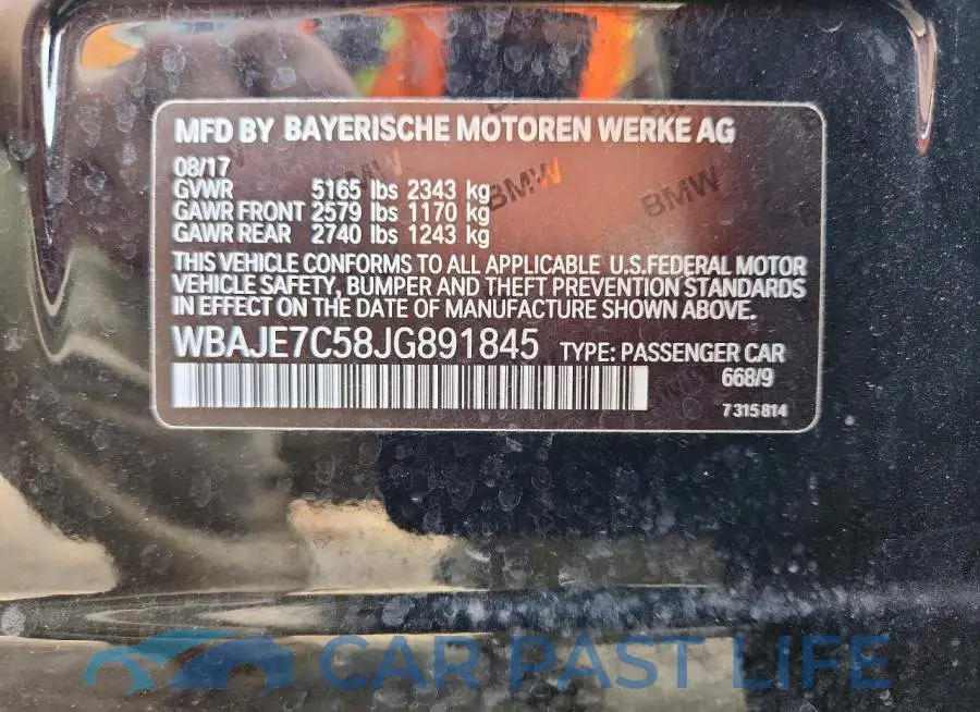WBAJE7C58JG891845# 12
