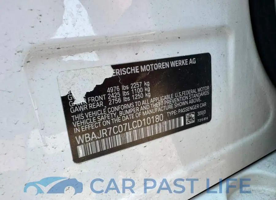 WBAJR7C07LCD10180# 10