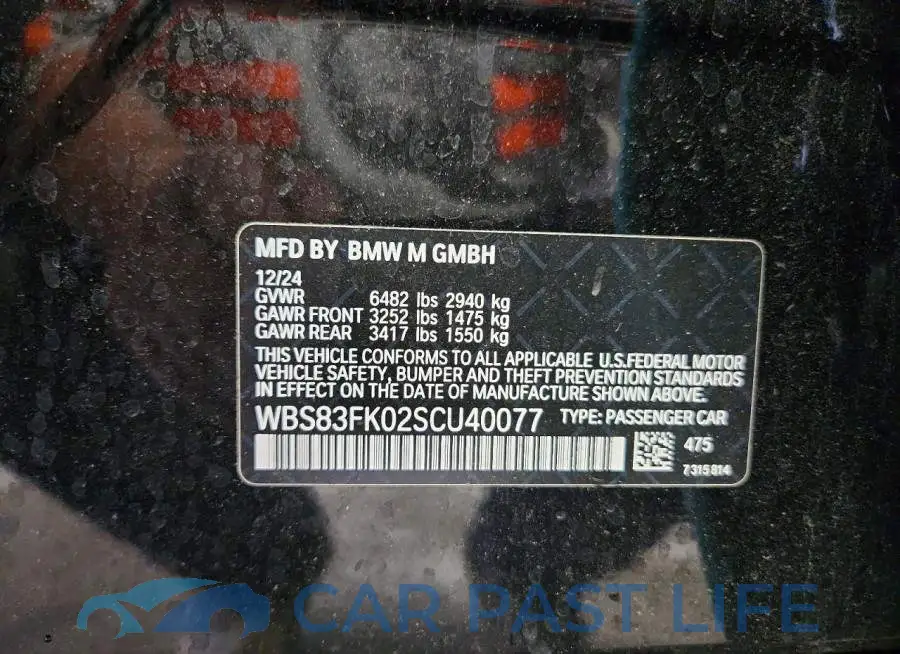 WBS83FK02SCU40077# 12