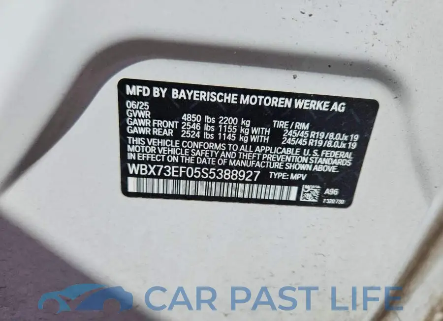 WBX73EF05S5388927# 12