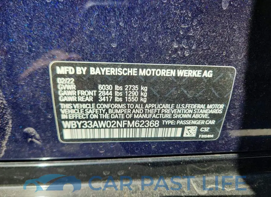 WBY33AW02NFM62368# 13