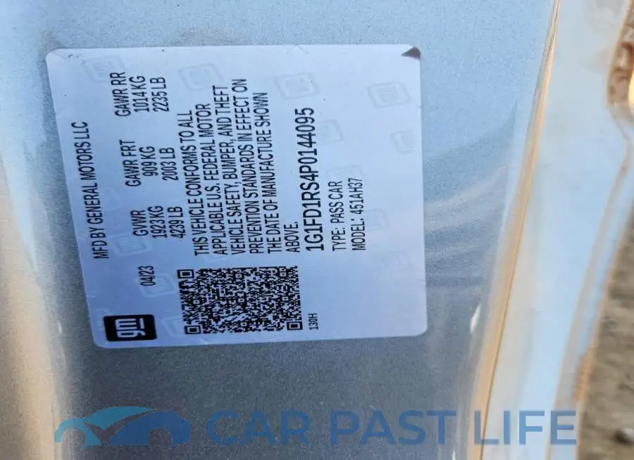1G1FD1RS4P0144095# 13
