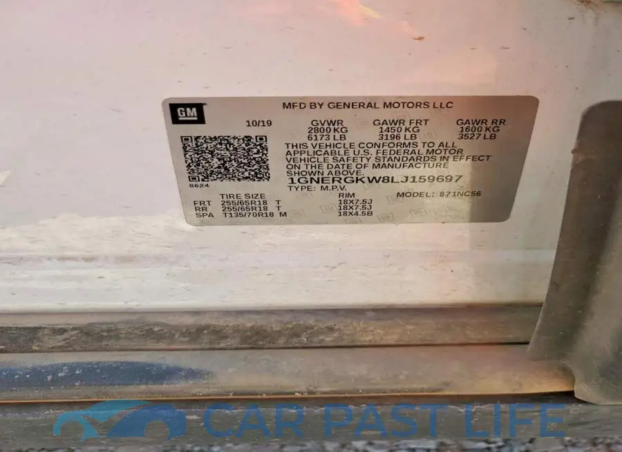 1GNERGKW8LJ159697# 13