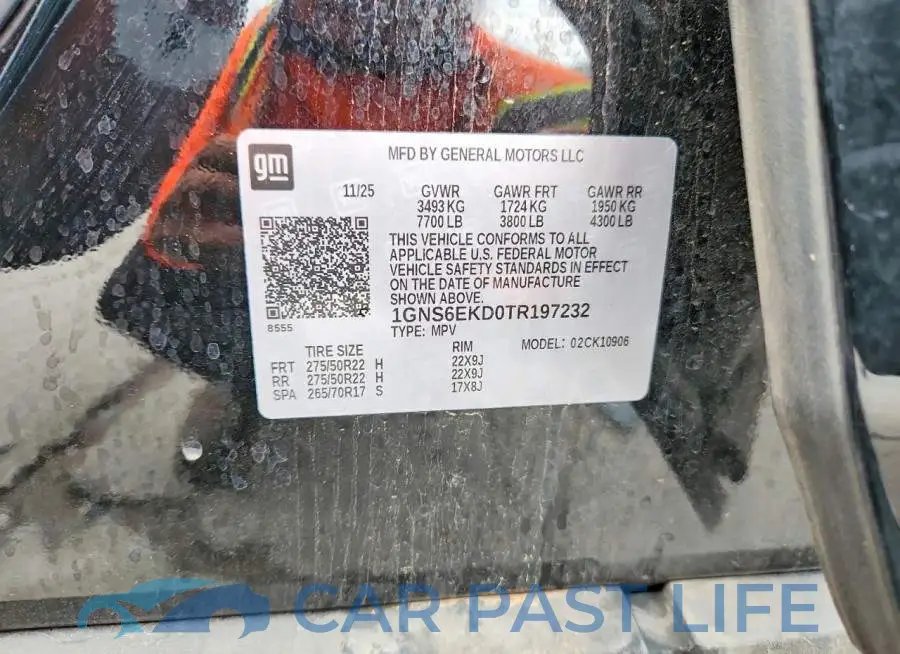 1GNS6EKD0TR197232# 13